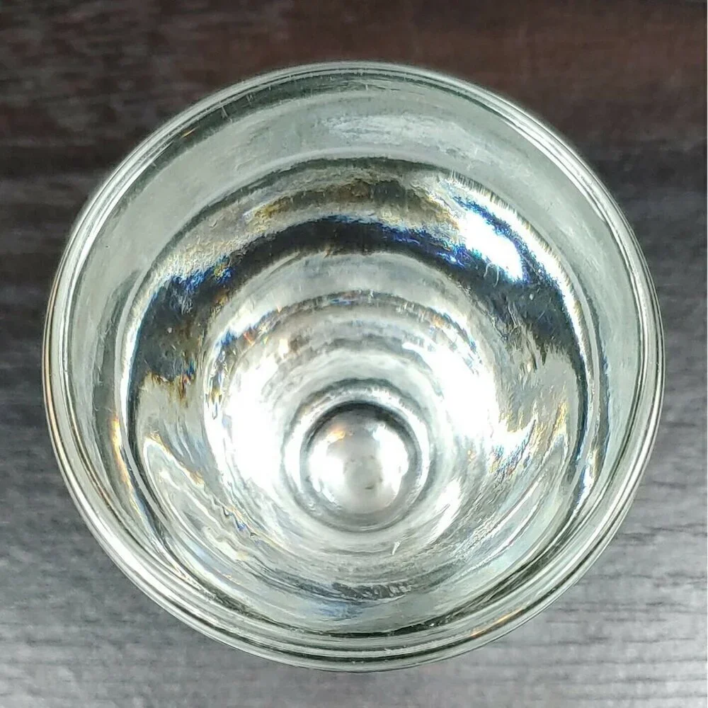 Vintage Heavy Glass Bottom Small Tequila Vodka Drinkware And Barware Shot Glass